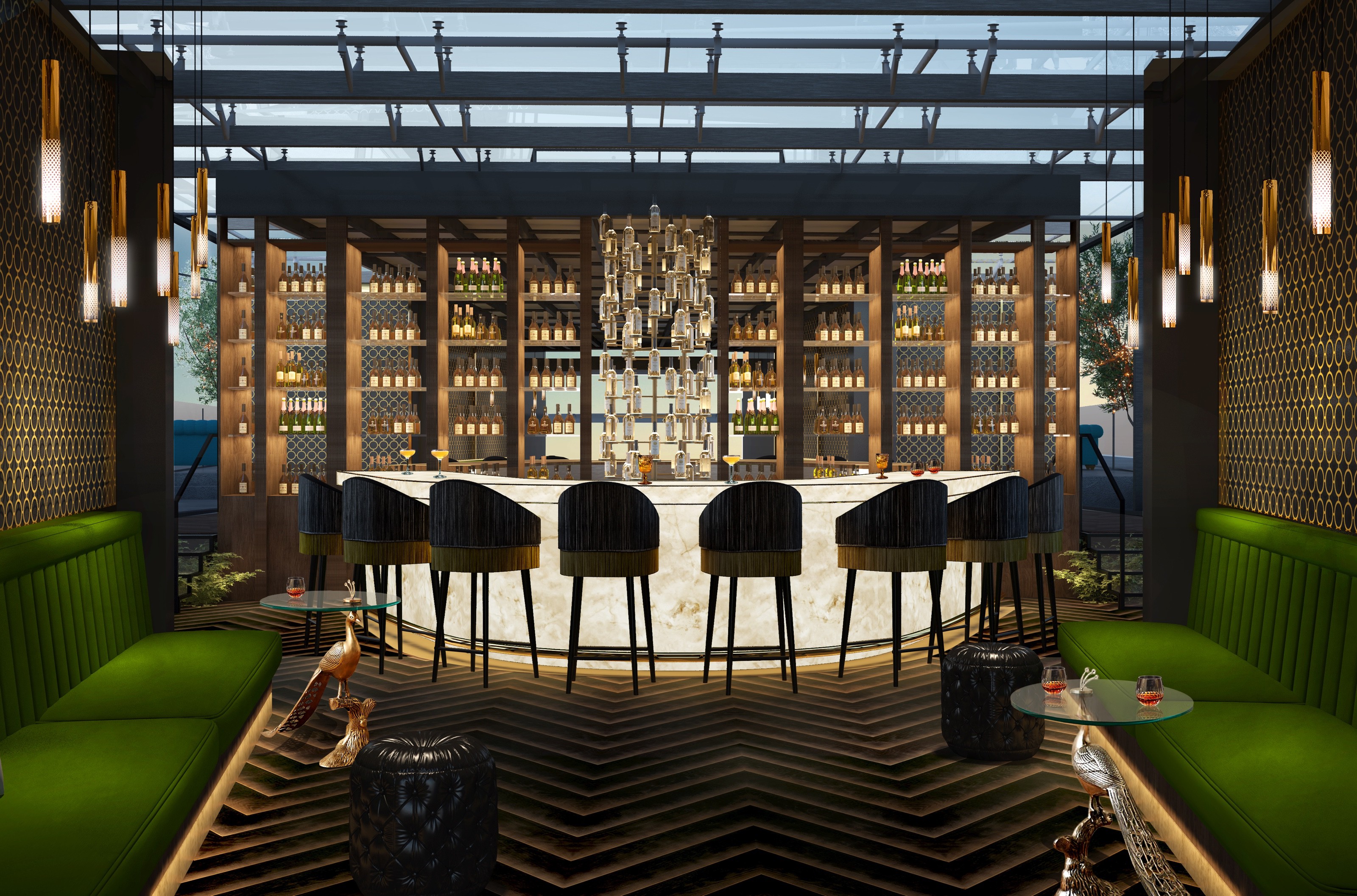 The Duchess Budapest Rooftop Bar Photo Gallery